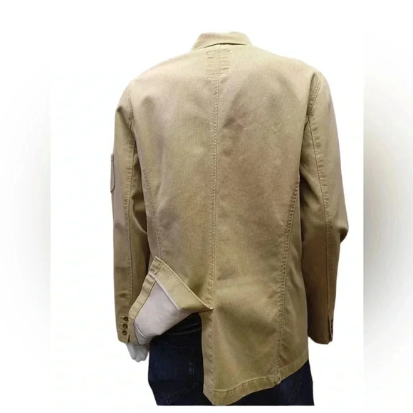 The Territory Ahead Cotton Tan Blazer  Jacket Size 46R - Picture 5 of 12